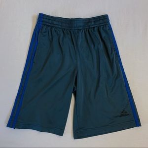 gray adidas shorts